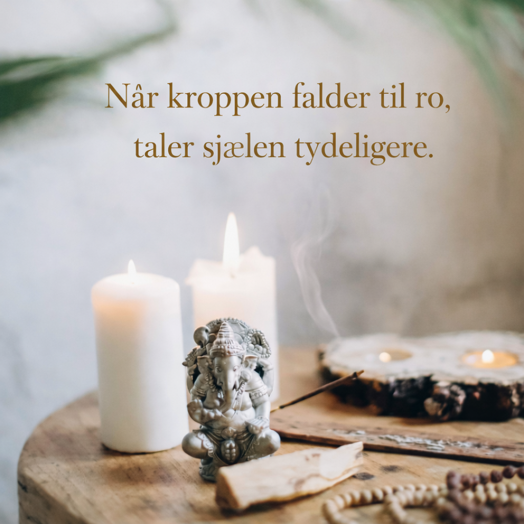 N&aring;r kroppen falder til ro, taler sj&aelig;len tydeligere